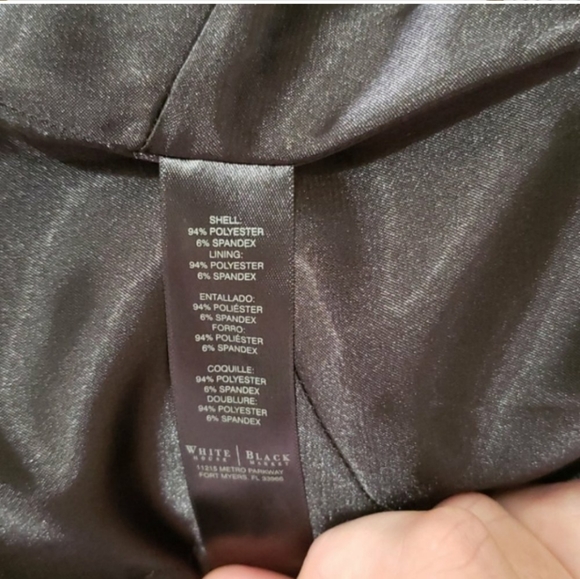 WHBM Satin Sheath Dress Sz 2 NWT - Picture 5 of 6